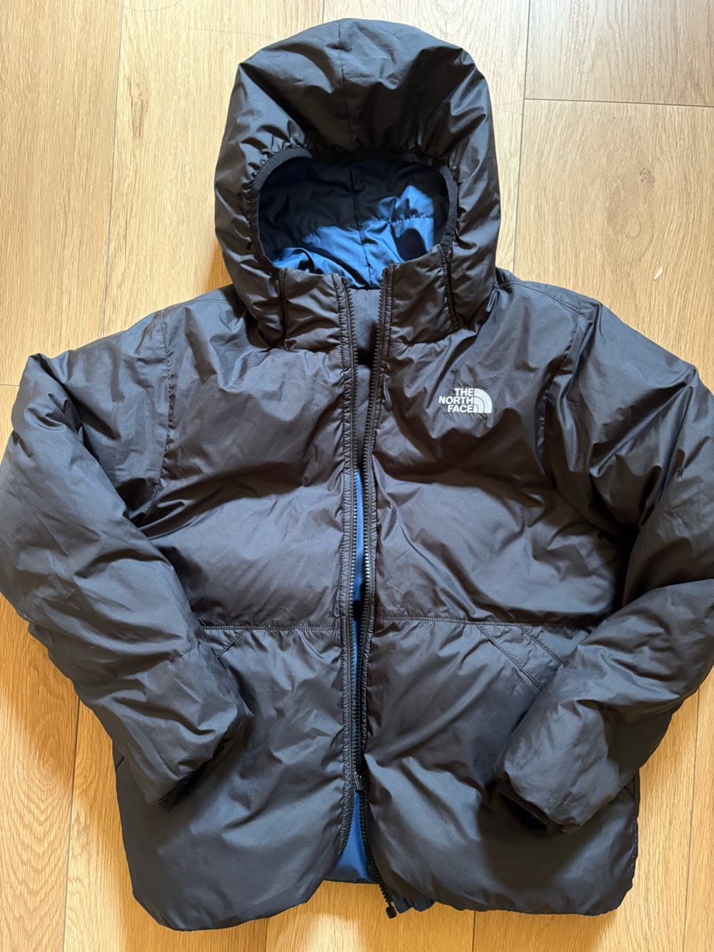 The North Face Black Hooded Puffer Jacket